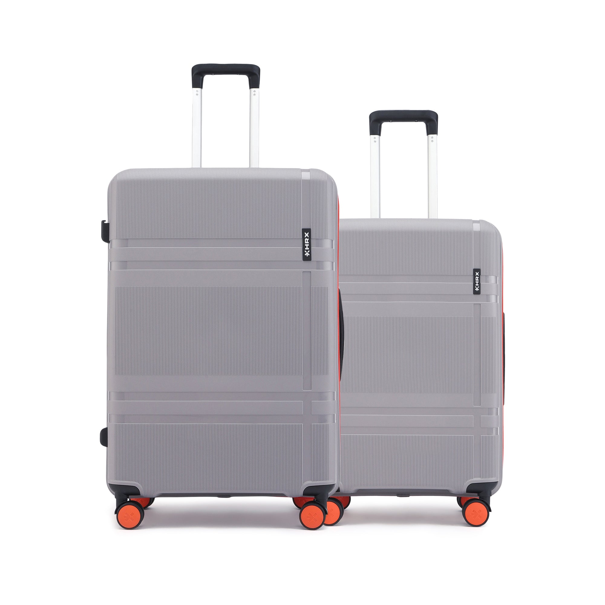HRX by Hrithik Roshan Hard Body Set of 3 Luggage 8 Wheels - Helium