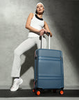 HRX by Hrithik Roshan Medium Check-in Suitcase (65 cm) 8 Wheels - Helium