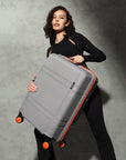 HRX by Hrithik Roshan Medium Check-in Suitcase (65 cm) 8 Wheels - Helium