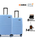 HRX by Hrithik Roshan Hard Body Set of 2 Luggage 8 Wheels - Kyoto