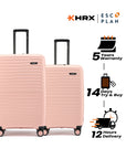 HRX by Hrithik Roshan Hard Body Set of 2 Luggage 8 Wheels - Kyoto