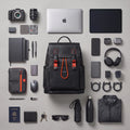 Rare Rabbit - Normandy - Backpack - 16" Laptop - Premium Polyurethane