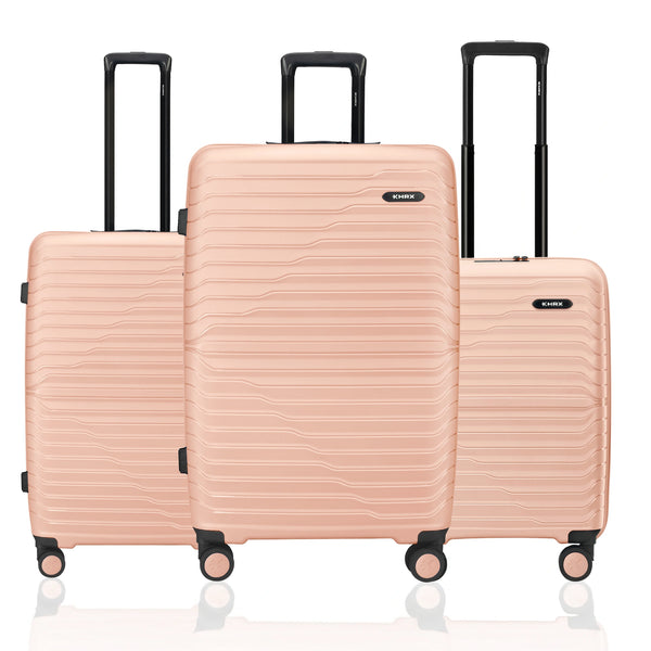HRX Kyoto Hard Body Set of 3 Luggage (8 Wheels) - Polypropylene