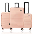 HRX Kyoto Hard Body Set of 3 Luggage (8 Wheels) - Polypropylene