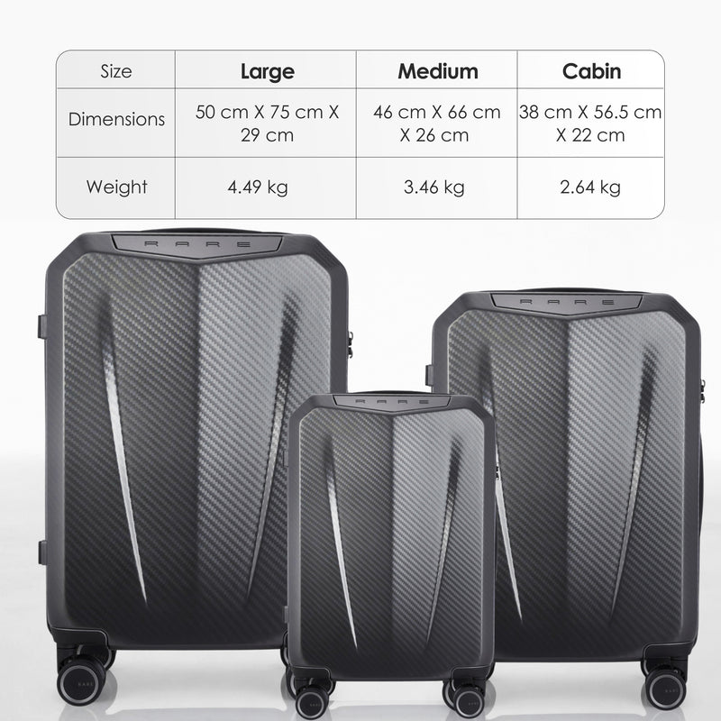 RARE RABBIT Gallardo Trolley – Hard Shell Polycarbonate Luggage