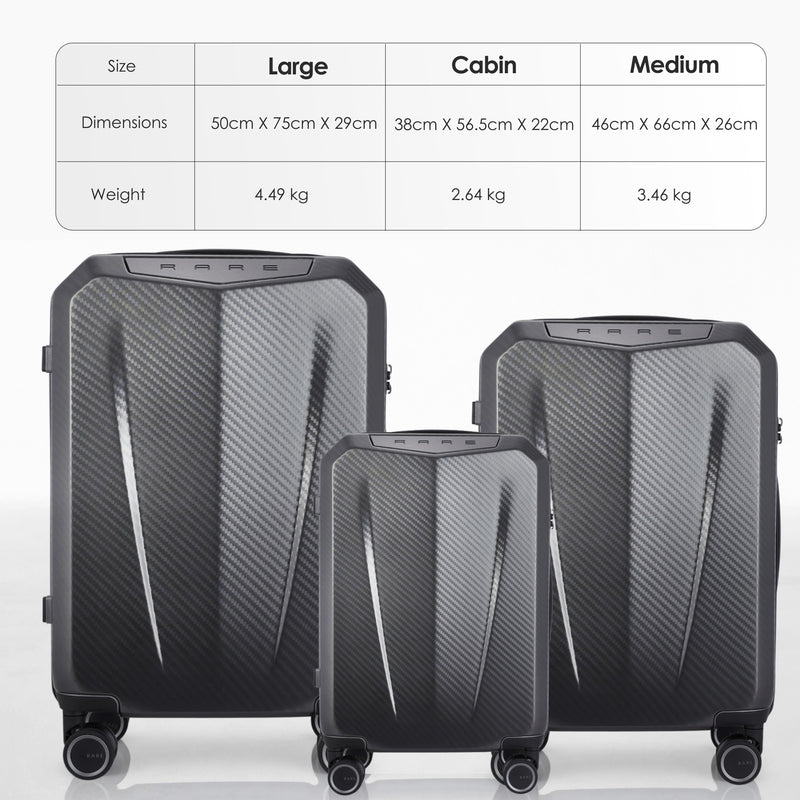 RARE RABBIT Gallardo Trolley – Hard Shell Polycarbonate Luggage