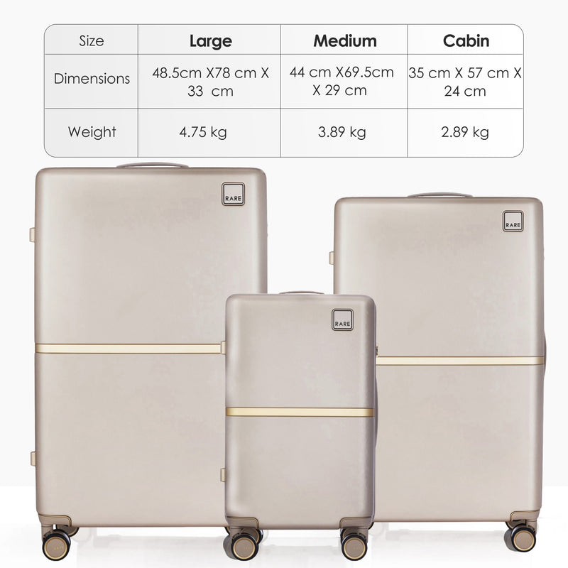 RARE RABBIT Tony Trolley – Hard Shell Polycarbonate Luggage