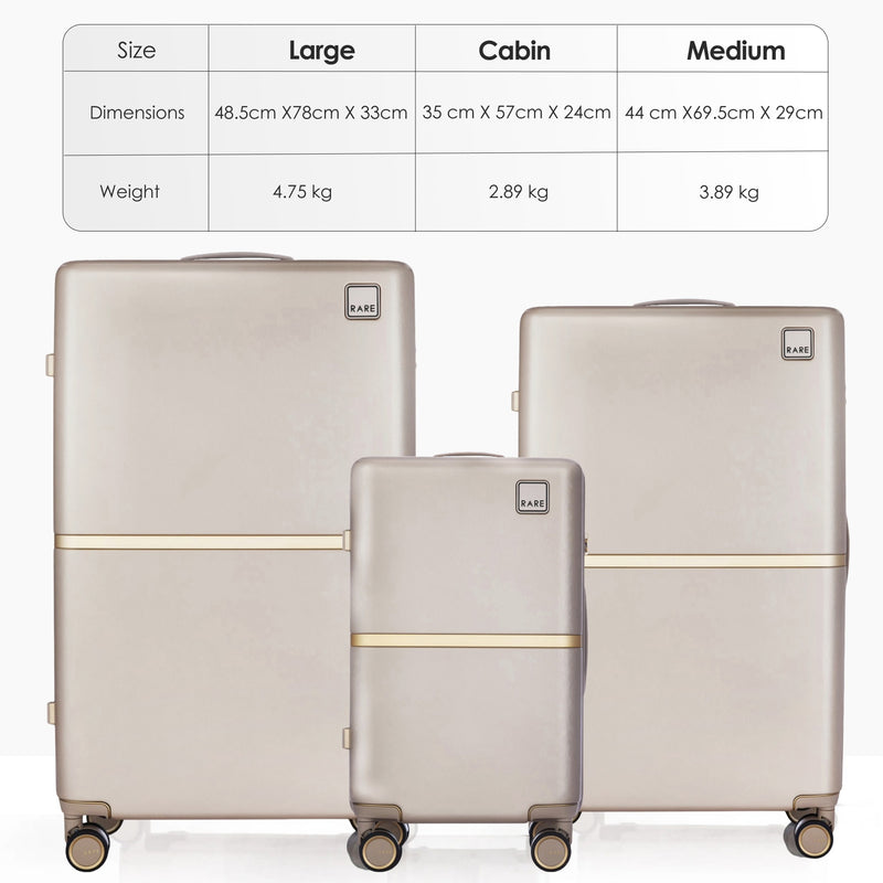 RARE RABBIT Tony Trolley – Hard Shell Polycarbonate Luggage