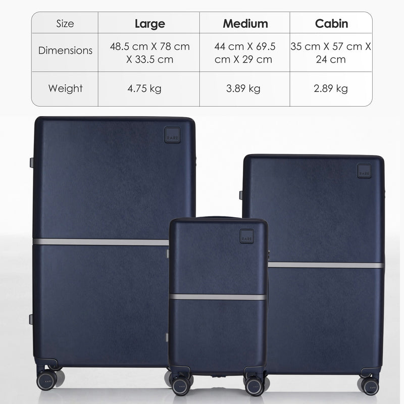 RARE RABBIT Tony Trolley – Hard Shell Polycarbonate Luggage