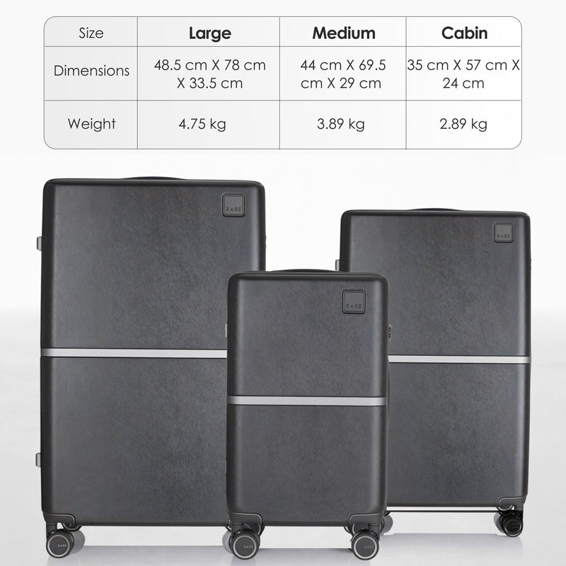 RARE RABBIT Tony Trolley – Hard Shell Polycarbonate Luggage