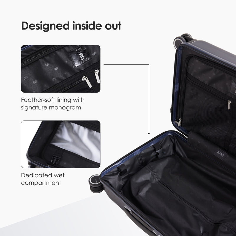 RARE RABBIT Tony Trolley – Hard Shell Polycarbonate Luggage