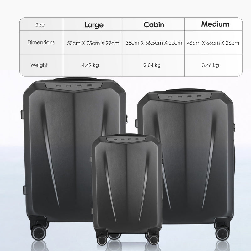 RARE RABBIT Gallardo Trolley – Hard Shell Polycarbonate Luggage