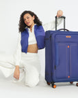 HRX Overdrive Spinner Trolley- Soft Body Luggage