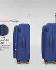HRX Overdrive Spinner Trolley- Soft Body Luggage
