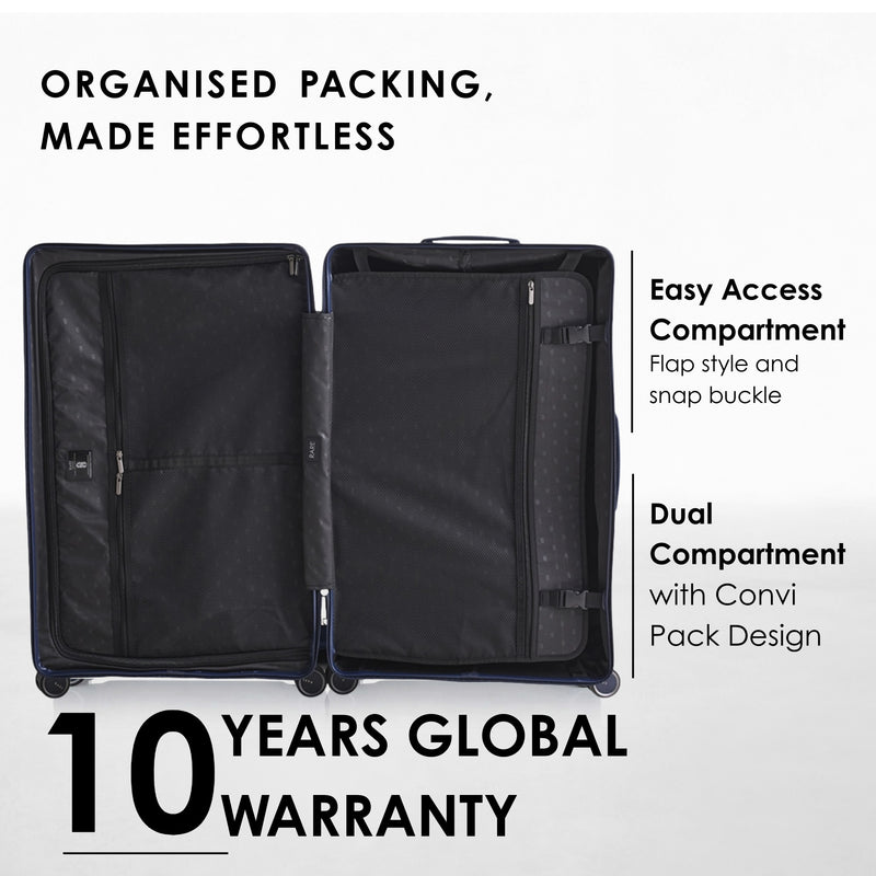 RARE RABBIT Tony Trolley – Hard Shell Polycarbonate Luggage