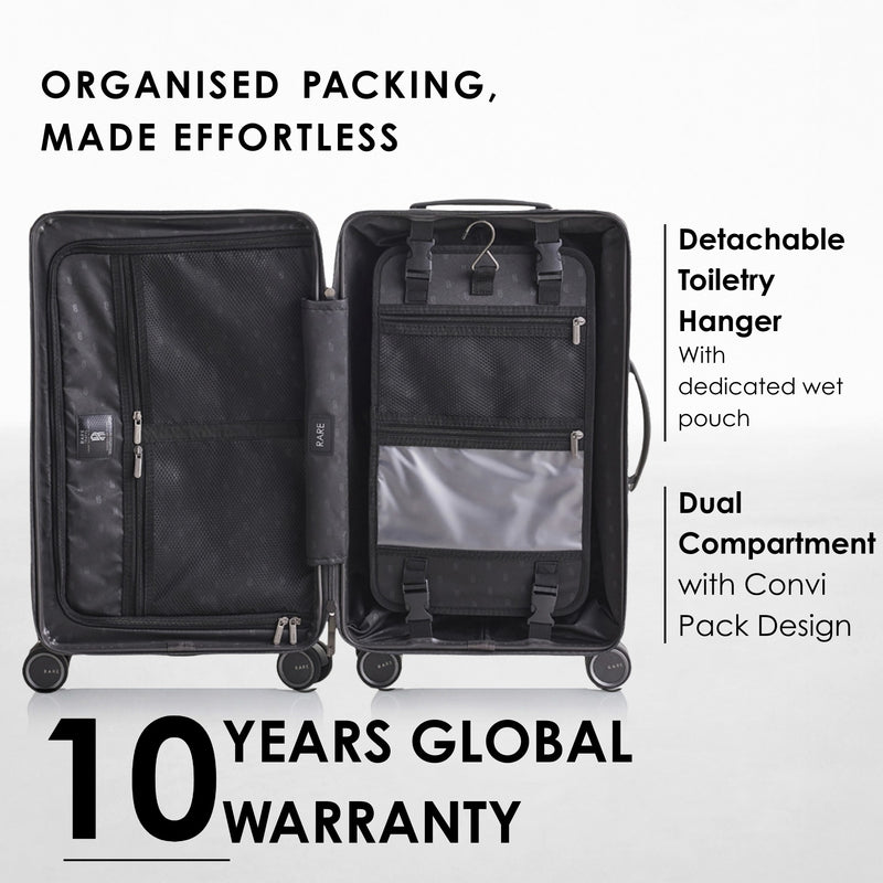 RARE RABBIT Tony Trolley – Hard Shell Polycarbonate Luggage