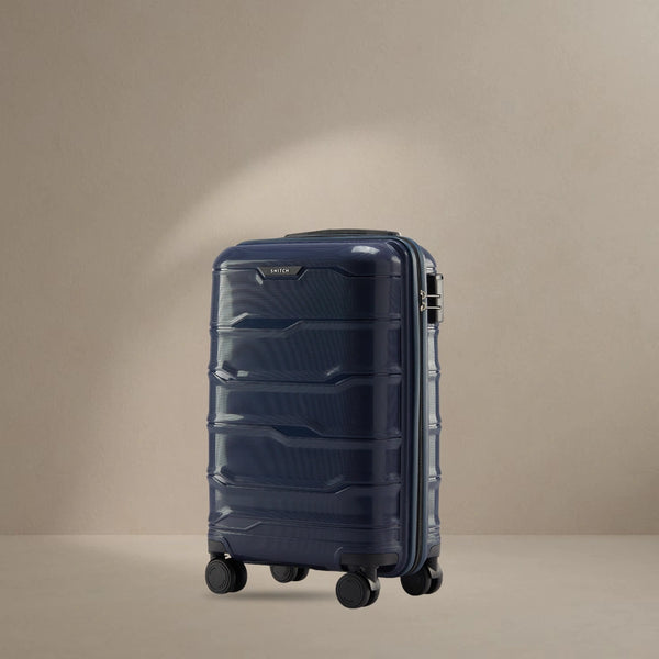 Snitch Vector Polypropylene Cabin Trolley (56 cm | 8 Wheels)