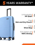 HRX by Hrithik Roshan Medium Check-in Suitcase (65 cm) 8 Wheels - Kyoto