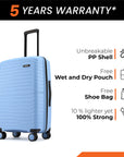 HRX by Hrithik Roshan Hard Body Set of 2 Luggage 8 Wheels - Kyoto