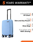 HRX by Hrithik Roshan Hard Body Set of 2 Luggage 8 Wheels - Kyoto