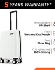 HRX by Hrithik Roshan Small Cabin Suitcase (56 cm) 8 Wheels - Kyoto