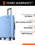 HRX by Hrithik Roshan Hard Body Set of 2 Luggage 8 Wheels - Kyoto