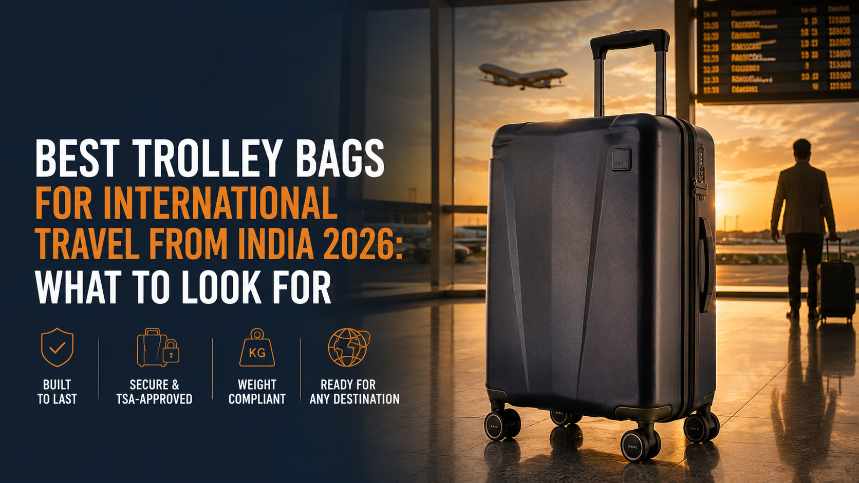 Best Trolley Bags for International Travel from India 2026: What to Look For