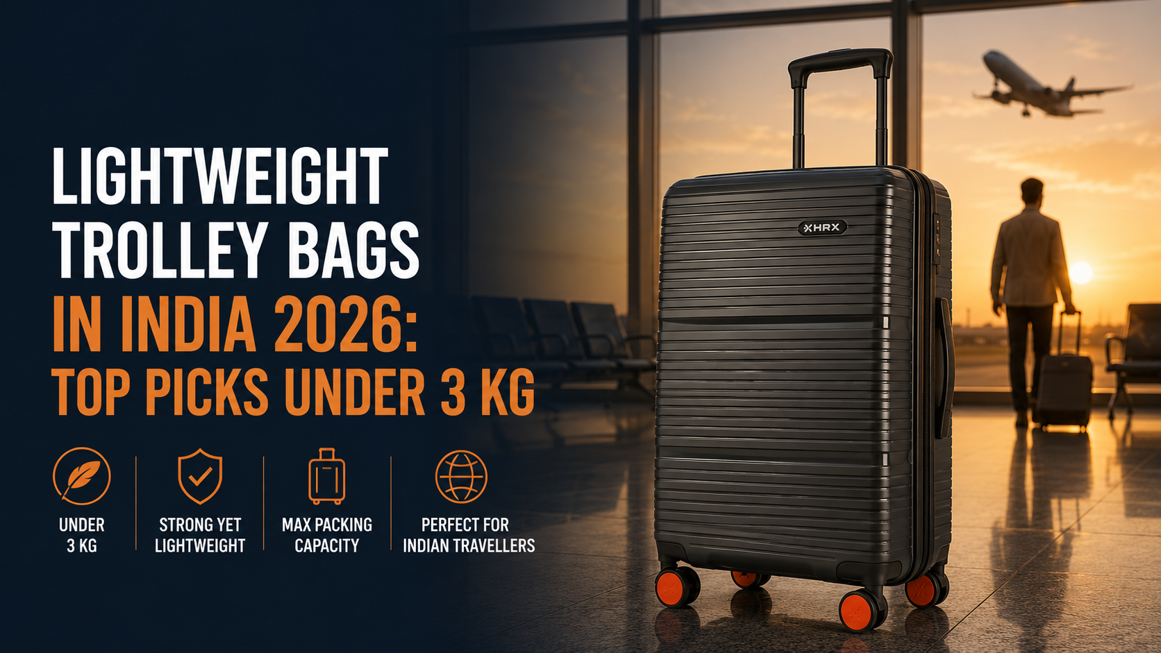 Lightweight Trolley Bags in India 2026: Top Picks Under 3 kg