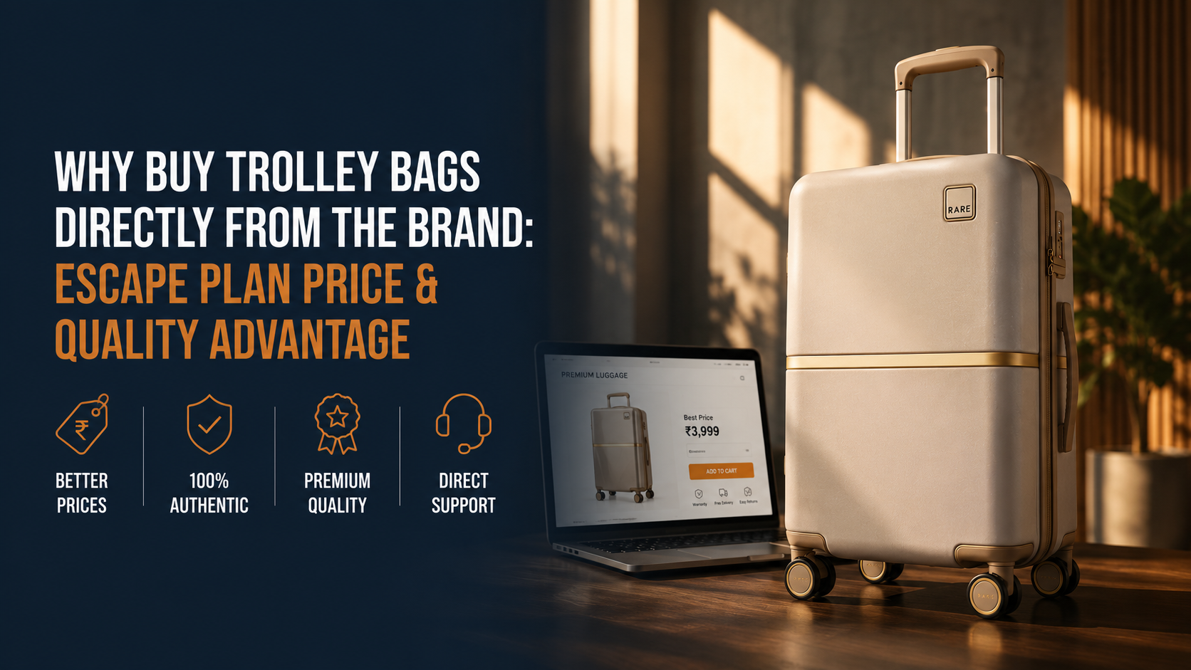 Why Buy Trolley Bags Directly from the Brand: Escape Plan Price & Quality Advantage