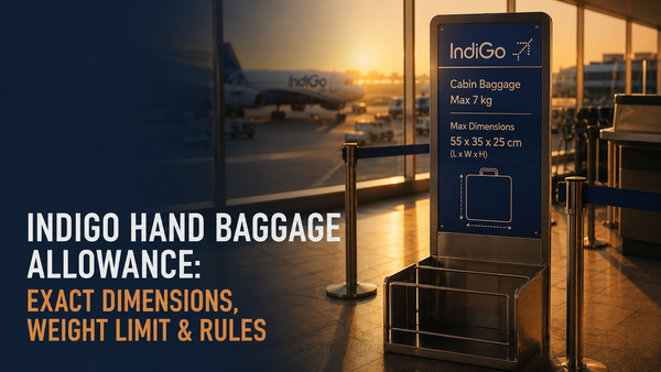 IndiGo Hand Baggage Allowance: Exact Dimensions, Weight Limit & Rules