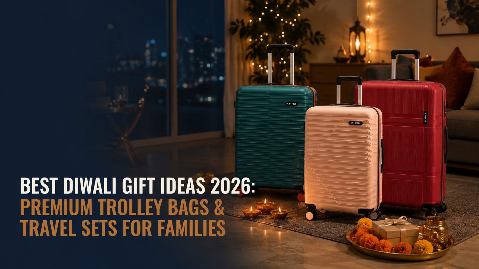 Best Diwali Gift Ideas 2026: Premium Trolley Bags & Travel Sets for Families