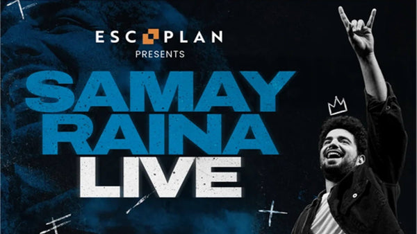 Samay Raina Live 2026-27: Escape Plan Sponsors Tour of India’s Leading Comedy Star