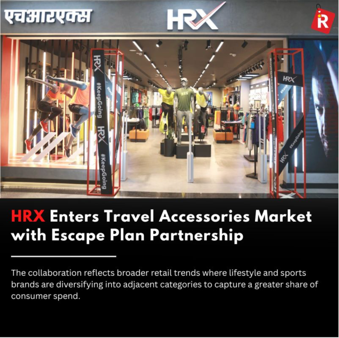 Escape Plan, a tech-enabled travel platform, has entered into a strategic partnership with HRX by Hrithik Roshan