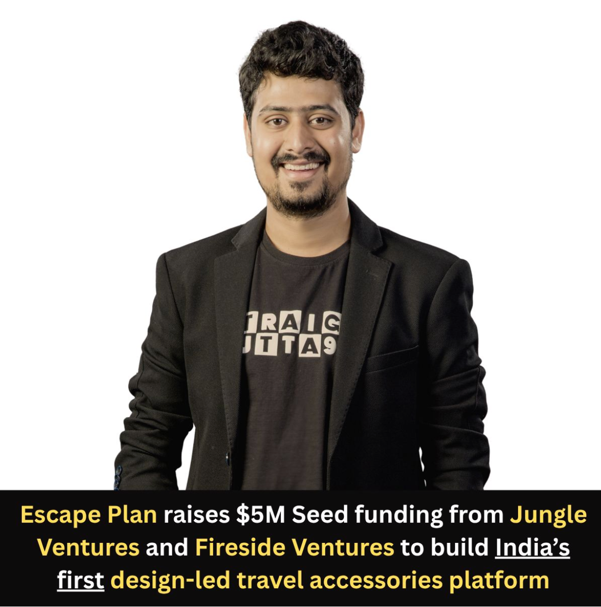 Escape Plan, a Bengaluru-based lifestyle startup, has raised $5 million in seed funding led by Jungle Ventures via First Cheque@Jungle and Fireside Ventures.