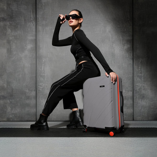 HRX by Hrithik Roshan Medium Check-in Suitcase (65 cm) 8 Wheels - Madrid