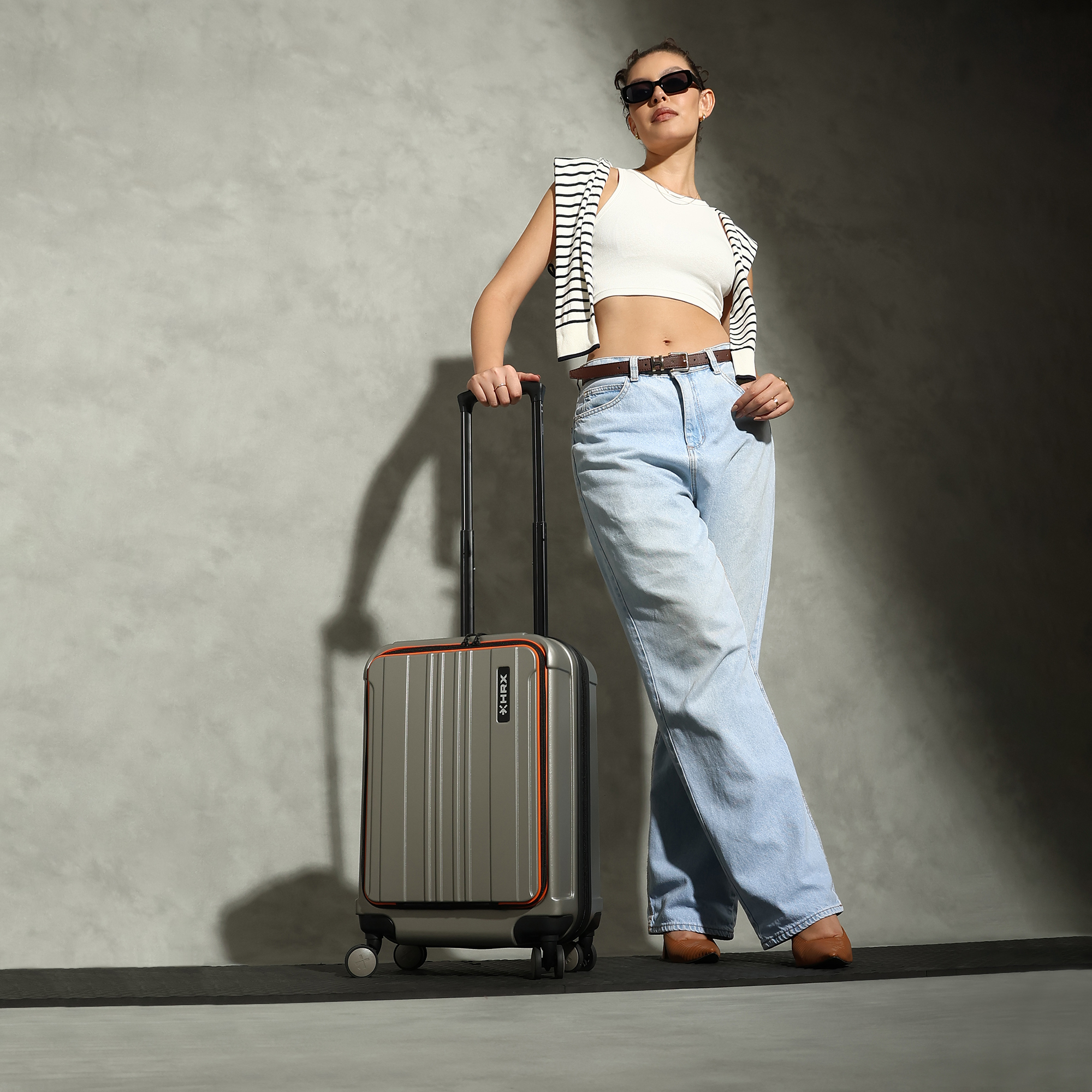 HRX Force Urban Trolley with Laptop Compartment