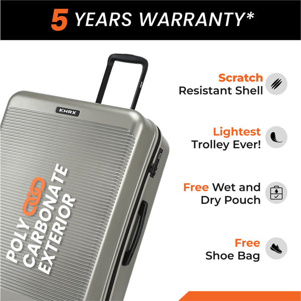 HRX by Hrithik Roshan Medium Check-in Suitcase (65 cm) 8 Wheels - Glide