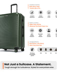 HRX by Hrithik Roshan Small Cabin Suitcase (56 cm) 8 Wheels - Grit