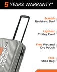 HRX by Hrithik Roshan Hard Body Set of 2 Luggage 8 Wheels - Glide