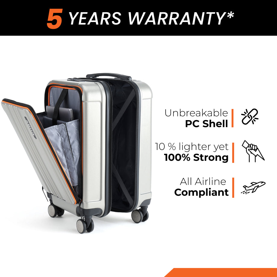 HRX Force Urban Trolley with Laptop Compartment