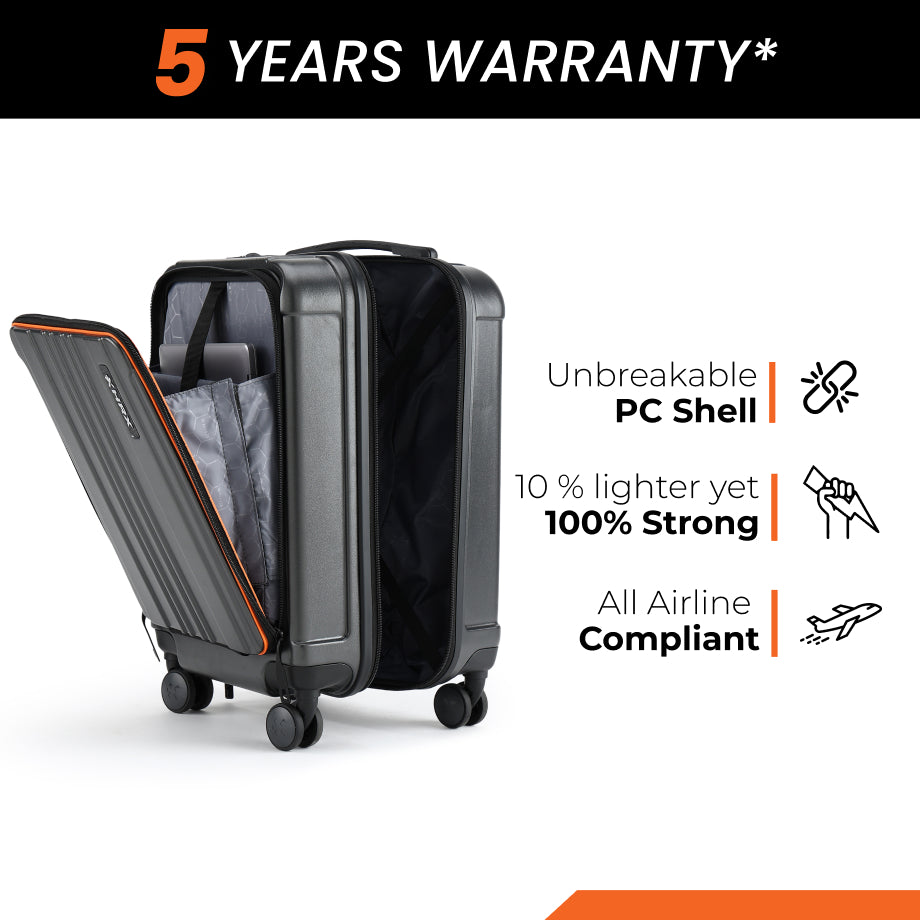 HRX Force Urban Trolley with Laptop Compartment