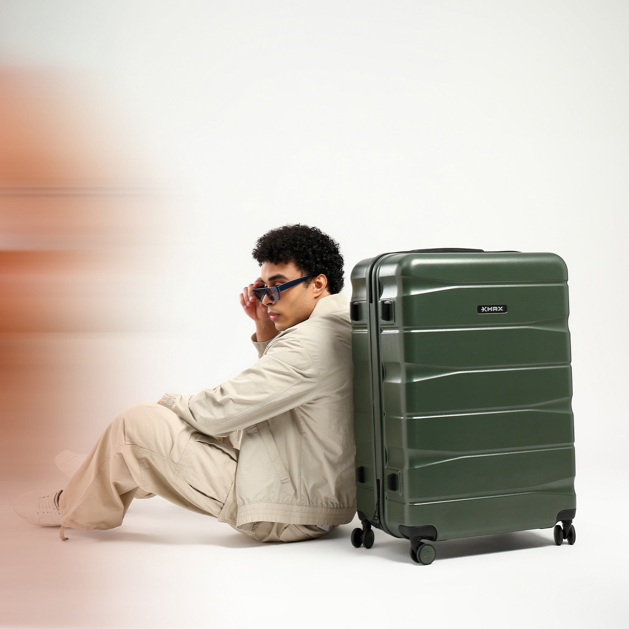 HRX by Hrithik Roshan Medium Check-in Suitcase (65 cm) 8 Wheels - Brute