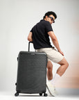 HRX by Hrithik Roshan Small Cabin Suitcase (56 cm) 8 Wheels - Grit