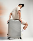 HRX by Hrithik Roshan Small Cabin Suitcase (56 cm) 8 Wheels - Grit