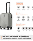 HRX by Hrithik Roshan  Small Cabin Suitcase (56 cm) 8 Wheels - Glide