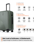 HRX by Hrithik Roshan Medium Check-in Suitcase (65 cm) 8 Wheels - Glide