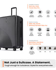 HRX by Hrithik Roshan Hard Body Set of 2 Luggage 8 Wheels - Glide