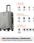 HRX by Hrithik Roshan Hard Body Set of 2 Luggage 8 Wheels - Glide