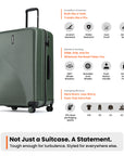 HRX by Hrithik Roshan Large Check-in Suitcase (75 cm) 8 Wheels - Glide