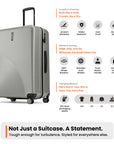 HRX by Hrithik Roshan Large Check-in Suitcase (75 cm) 8 Wheels - Glide